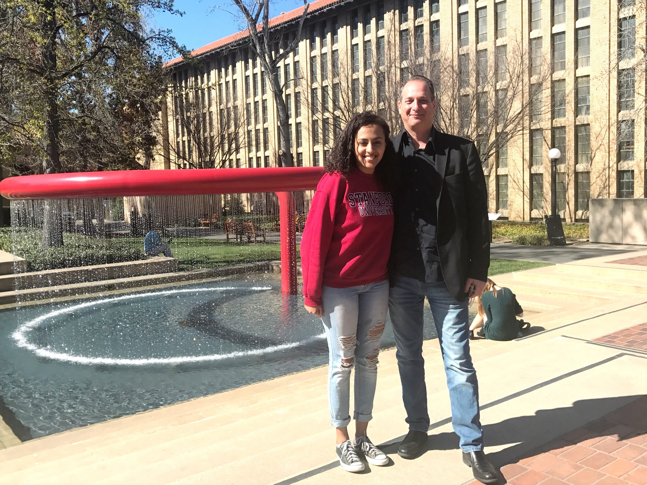 Jessica Rivera, Earl Woods Scholar with Mentor David