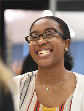 Female Student Smiling