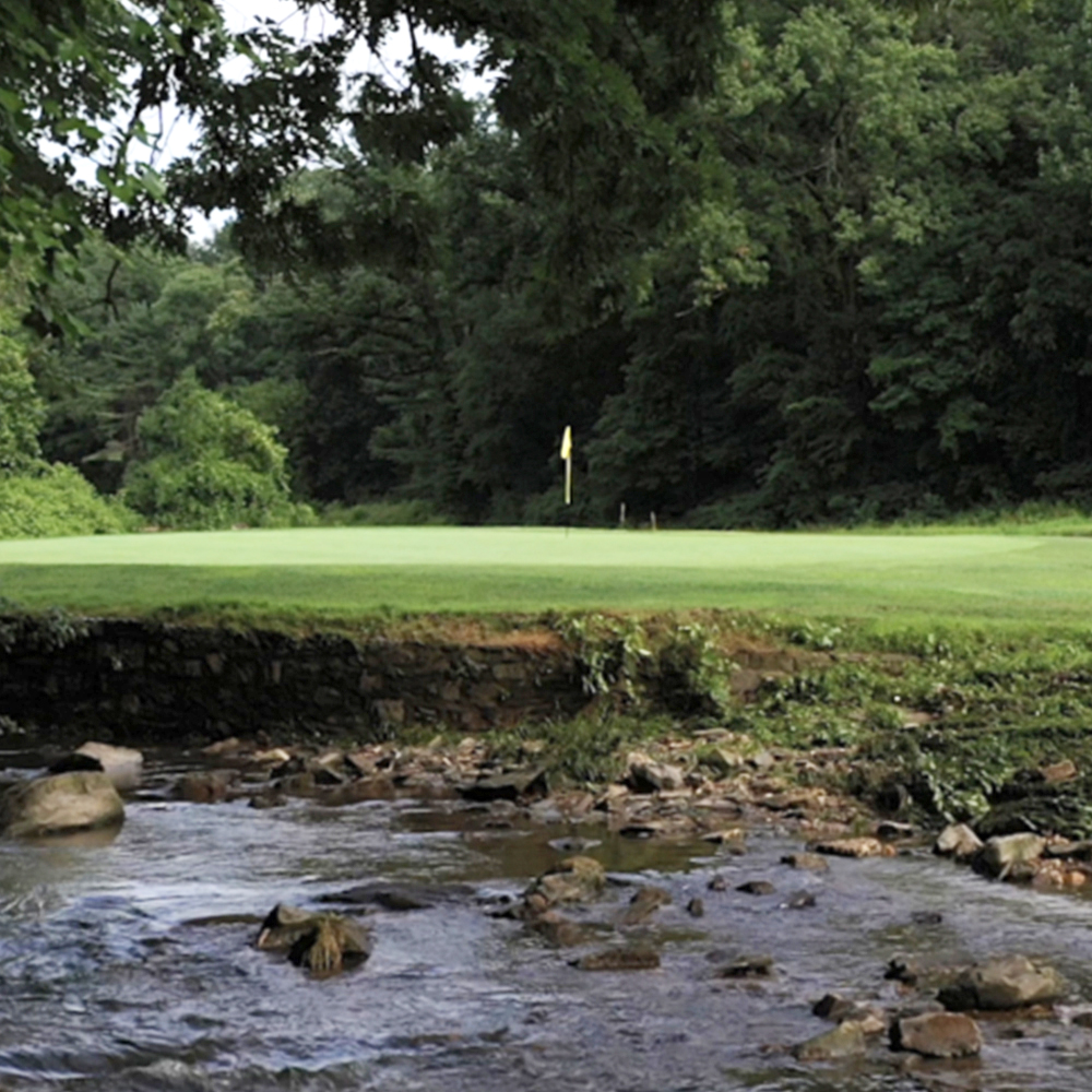 Golf Hole at Cobbs Creek.